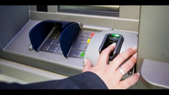 Новые банкоматы для считывания биометрии. Приглашение сдать биометрические данные.