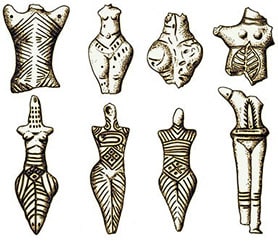 Статуэтки-фигурки Трипольской культуры