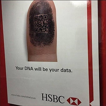 HSBC: «Ваша ДНК будет вашими паспортными данными...»