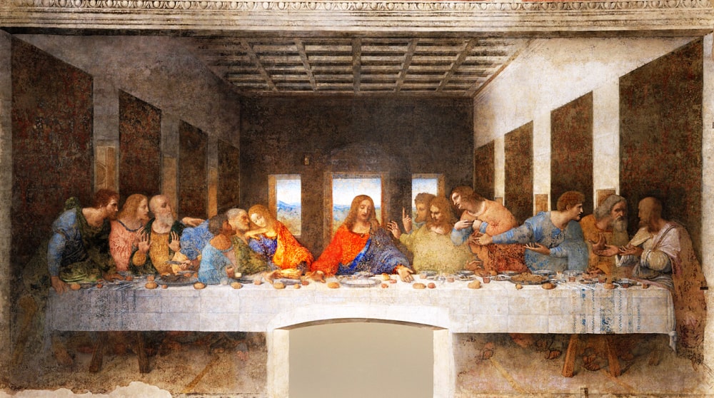 Леонардо да Винчи. Икона «Тайная Вечеря»