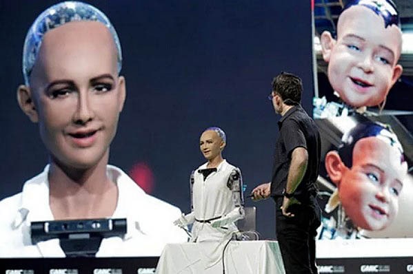 Имитация человека. Кукла с человеческим лицом «софия Хэнсон», управляемая нейросетевой программой