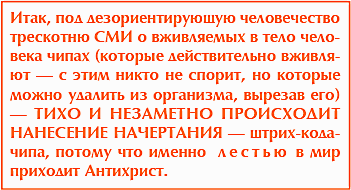 Ложь о чипизации