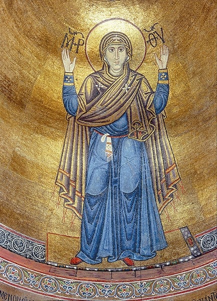Изображение Премудрой Софии в Храме Святой Софии в Киеве
