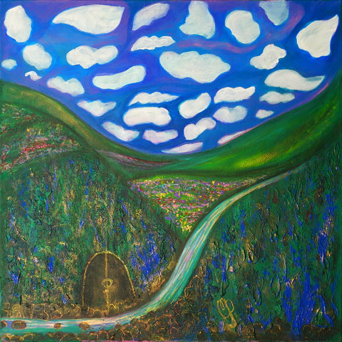 «Дверь» /17-20.02.2026/ Холст, акрил. 50х50