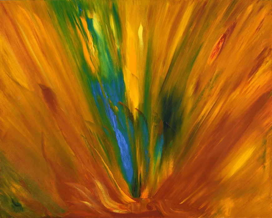 «Огненный Цветок (Аспект Солнца)» /23.05.2007/ Холст, масло. 80х100