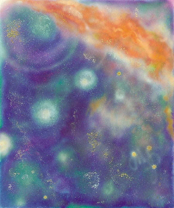 «Туманность в Созвездии Ориона» /18.02.2005/ Холст, акрил. 60x50