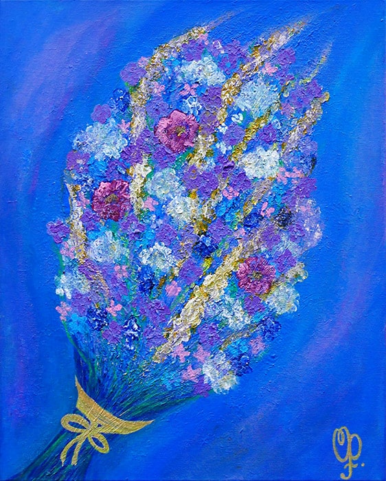 «Небесный букет» (2) /12.12.2025/ Холст, акрил. 50х40 «Небесный букет» (2) /12.12.2025/ Холст, акрил. 50х40