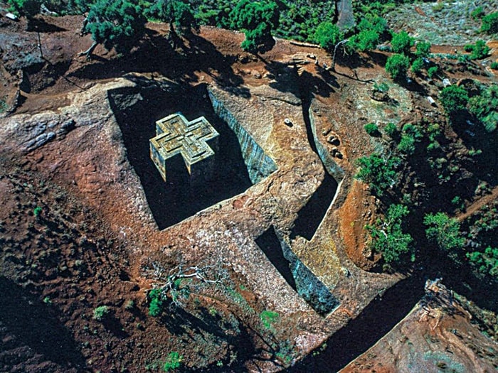 Лалибела (Lalibela) (Эфиопия). Храмы в земле